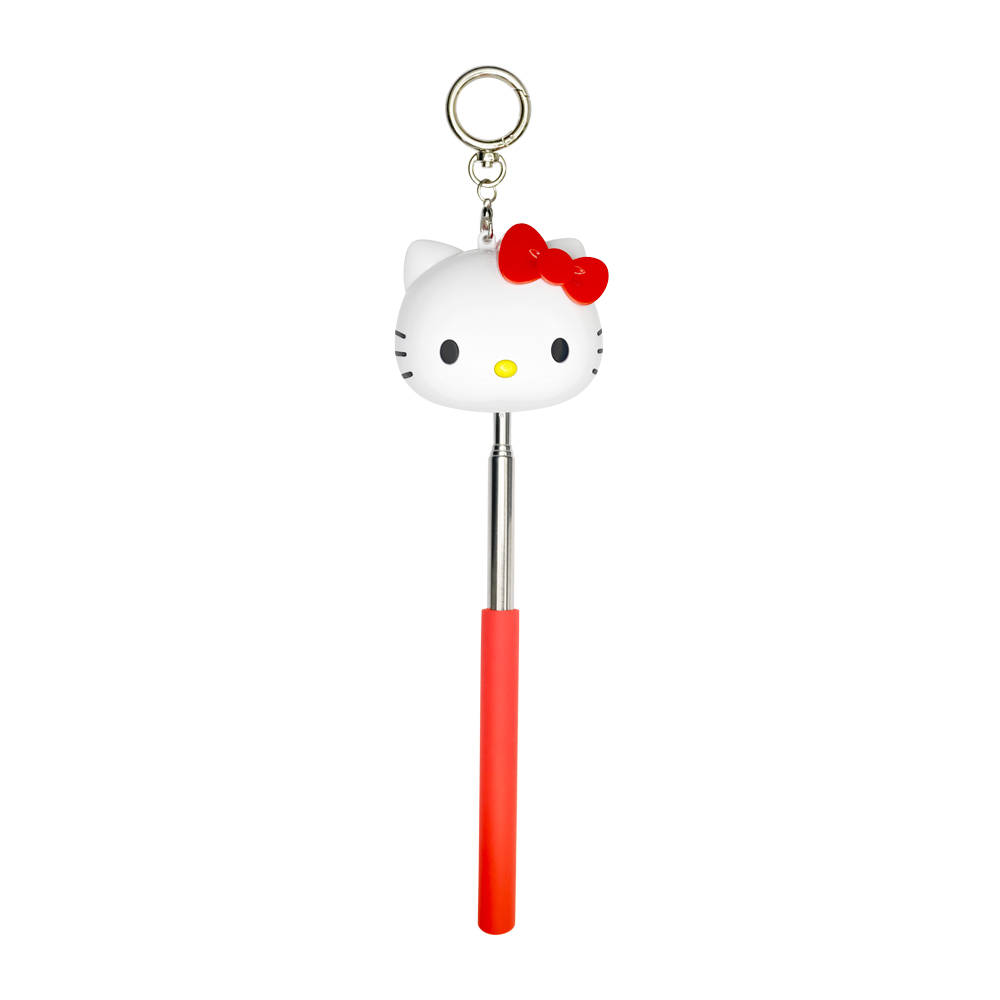 三麗鷗超人氣的Hello Kitty推出實用伸縮棒啦！Hello Kitty大頭可取下當作icash2.0吊飾，最多還可伸長至42cm！停車神器就靠這一支！