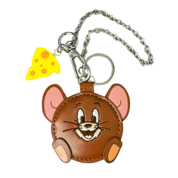 Tom and Jerry皮革吊飾icash 2.0上市囉！被壓扁的傑利鼠搭配最喜歡的扁扁起司，湯姆貓與傑利鼠的粉絲們快來收藏~