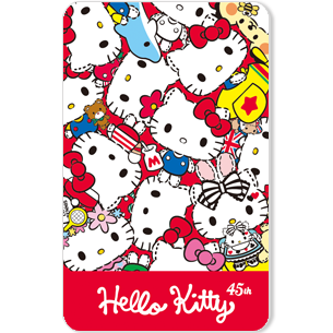 發行日：2019年1月16日 發行量：10,000張 1.三麗鷗當家一姐Hello Kitty繽紛現身 2.Kitty百變造型鐵粉必敗45週年紀念款
