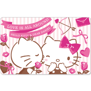 發行量：10,000張 1.三麗鷗閃萌情侶檔HELLO KITTY&DEAR DANIEL 2.甜蜜滿點幸福洋溢現正熱戀中