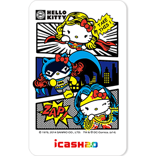 發行量：20,000張 HELLO KITTY和DC COMICS首度聯名推出