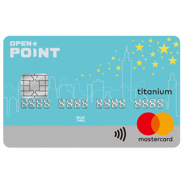 OPENPOINT超級點數聯名卡 鈦金卡 (藍色)
